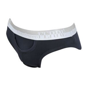 Gianfranco Ferre PICCINO MA Navy Blue Cotton Blend Mens Brief Underwear